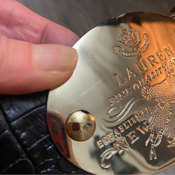 Lauren Ralph Lauren Oval Buckle Belt - Picture 7 of 8